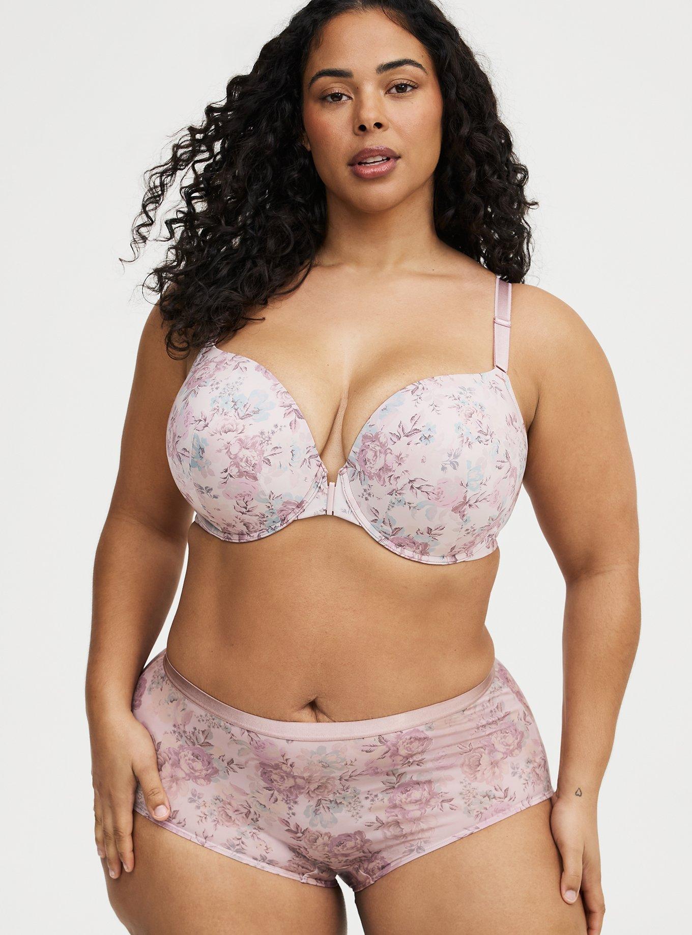 Second Skin Mid-Rise Brief Panty, SHEER FLORAL, alternate