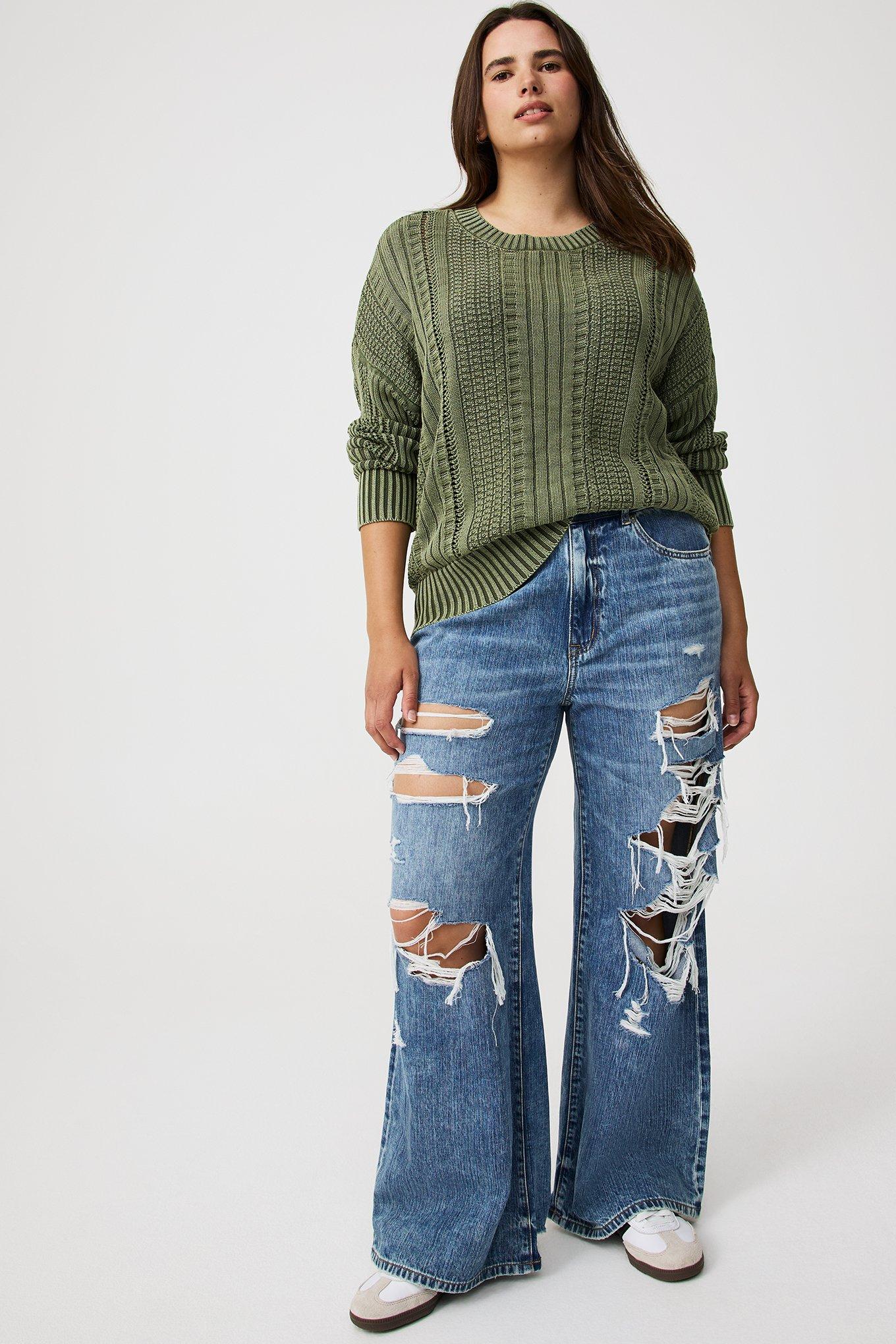Cable Knit Pullover Sweater