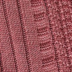 Cable Knit Pullover Sweater, MAROON BANNER, swatch