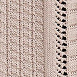 Plus Size Button-Up Cable Knit Cardigan, CHATEAU GRAY, swatch