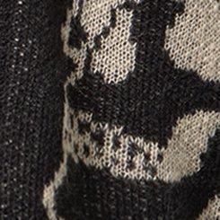 Open Front Cardigan, WESTERN ICONS DEEP BLACK, swatch