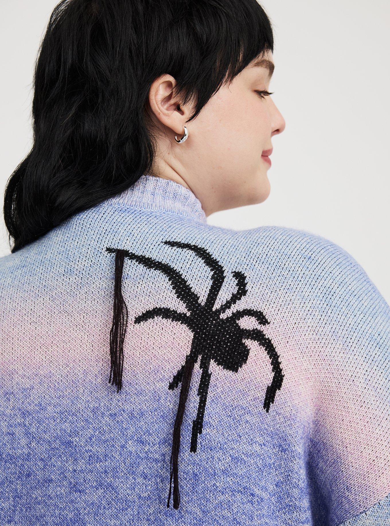 Open-Front Spider Cardigan