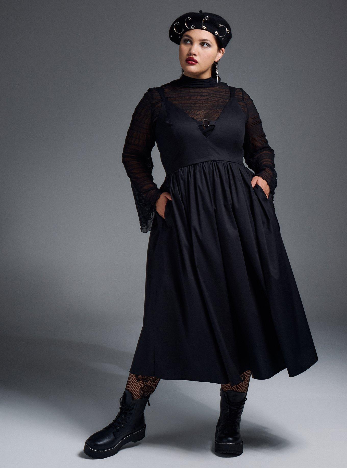 Nightfall Mock Neck Bell Sleeve Top