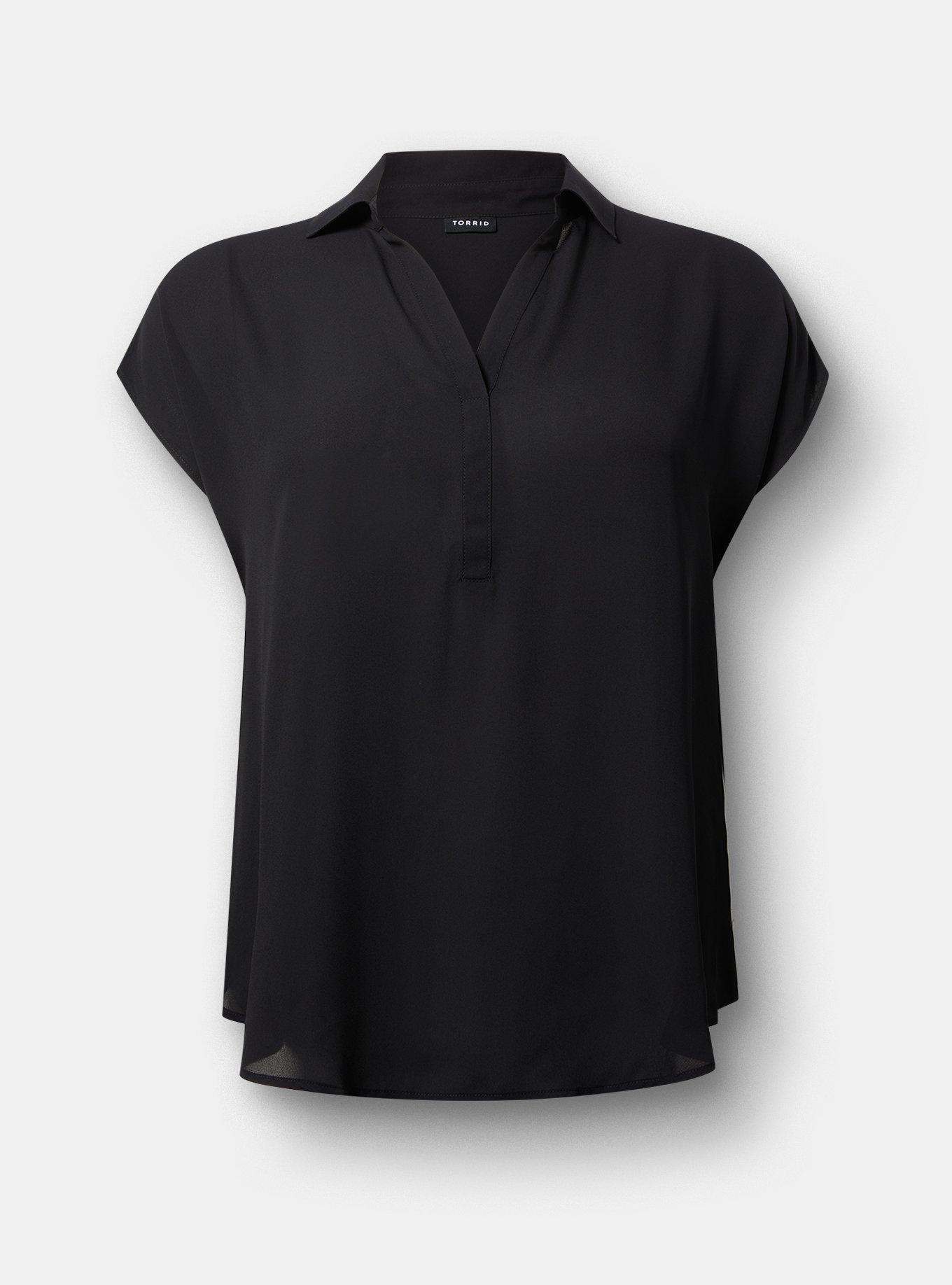 Georgette Dolman Popover Top