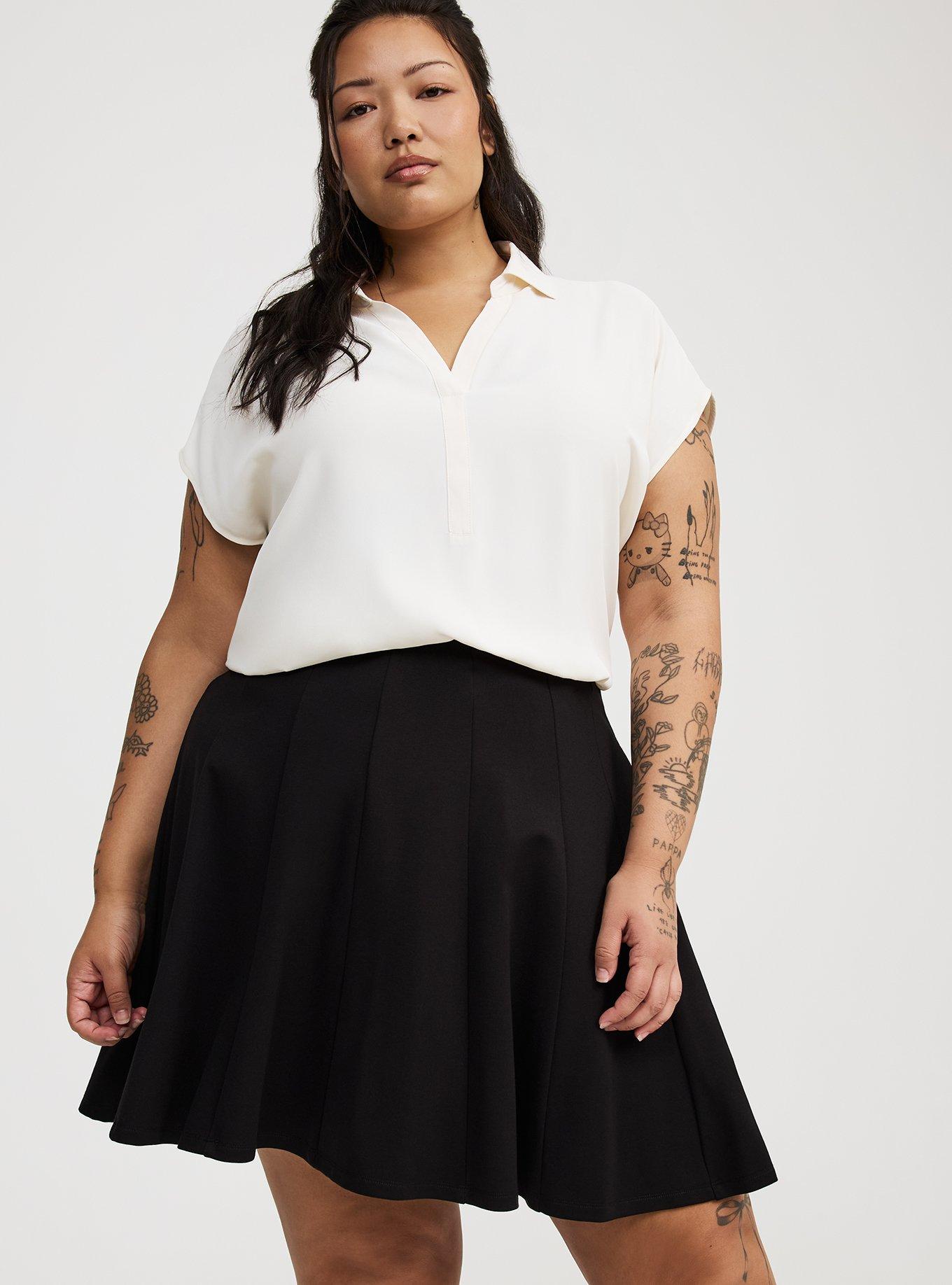 Georgette Dolman Popover Top