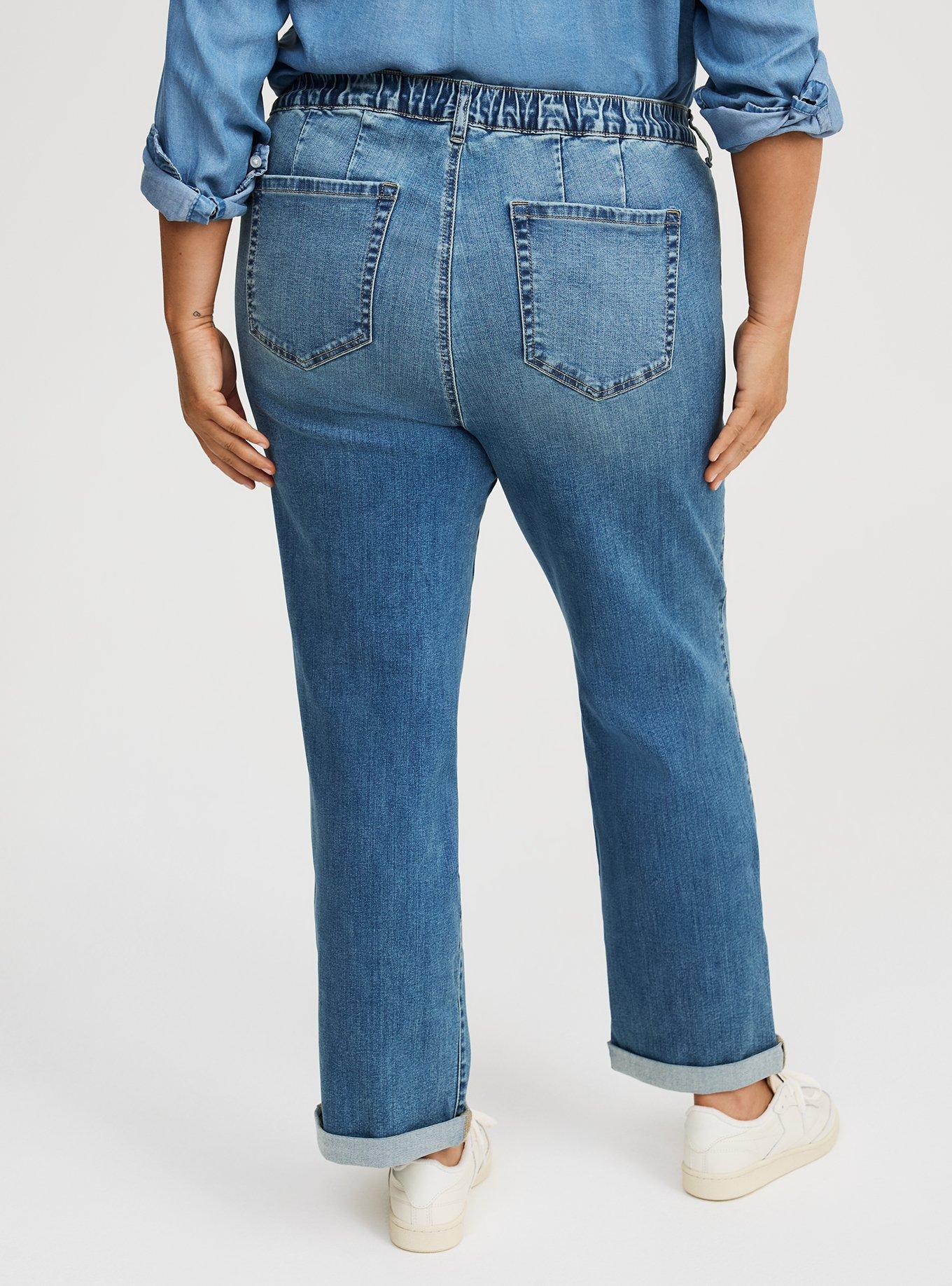 Weekend Boyfriend Mid-Rise Straight Jean