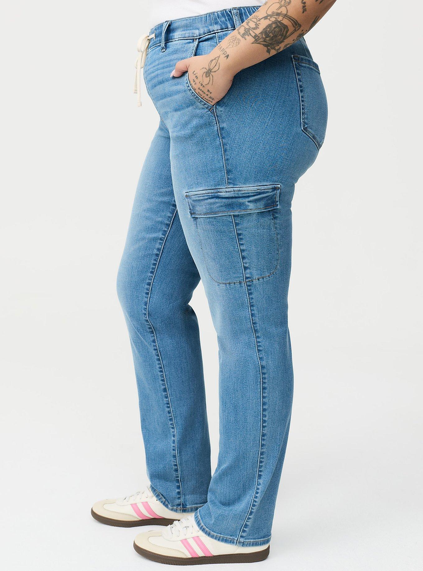 Weekend Boyfriend Mid-Rise Straight Jean, MIDHEAVEN, alternate