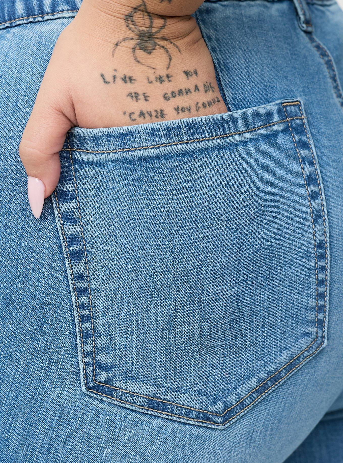 Weekend Boyfriend Mid-Rise Straight Jean, MIDHEAVEN, alternate