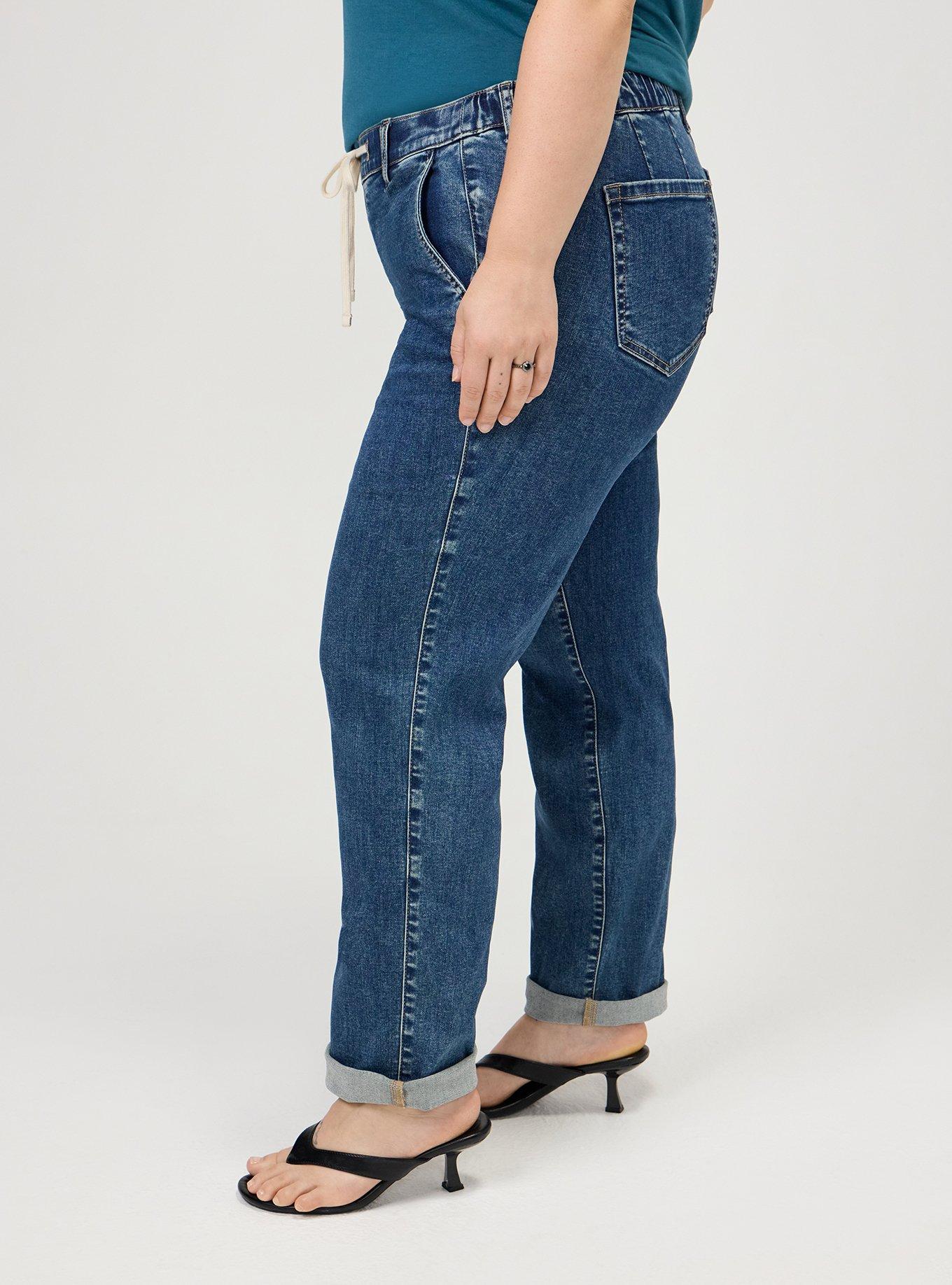 Weekend Boyfriend Mid-Rise Straight Jean, MERCURY, alternate