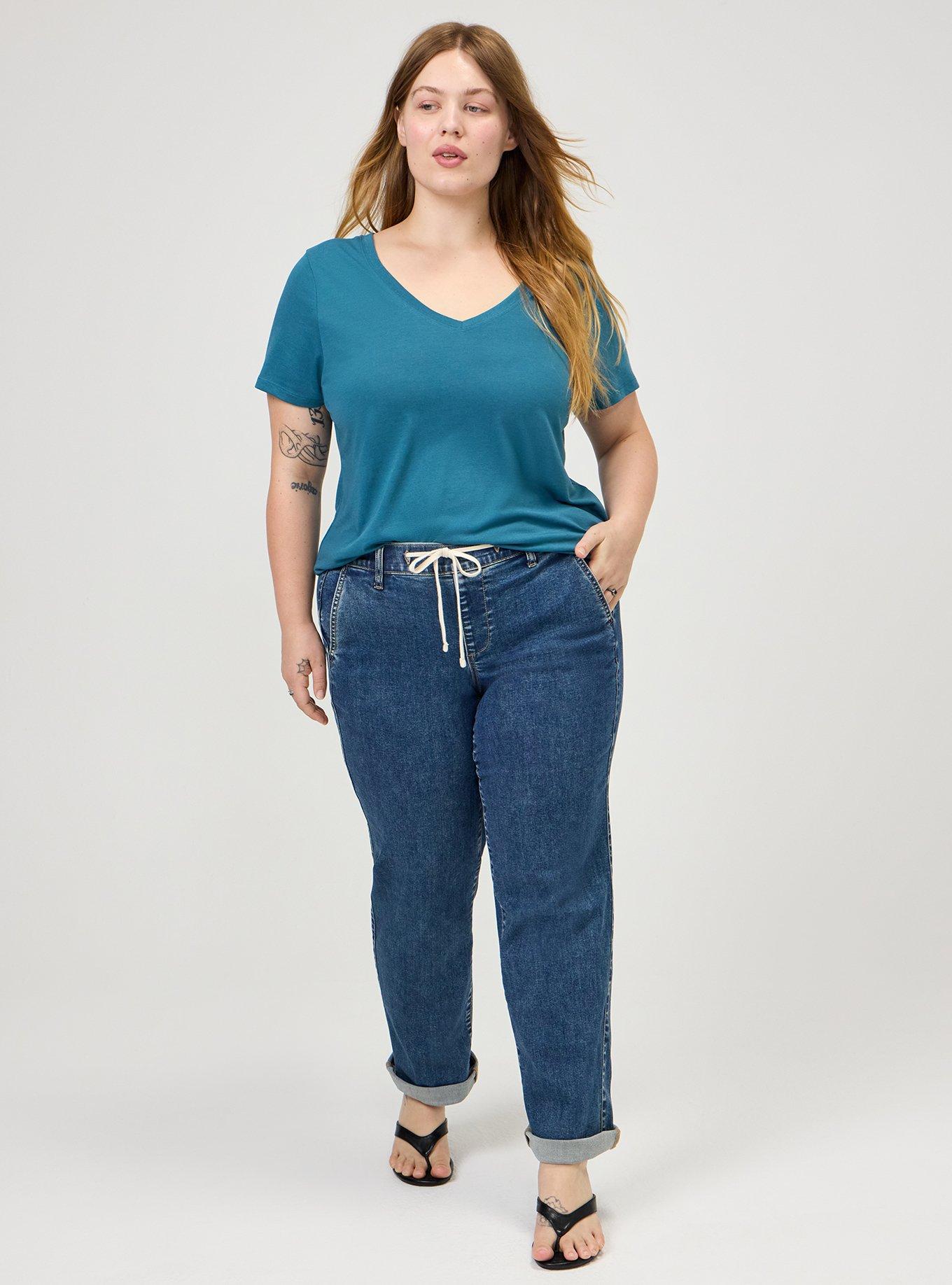 Weekend Boyfriend Mid-Rise Straight Jean, MERCURY, alternate
