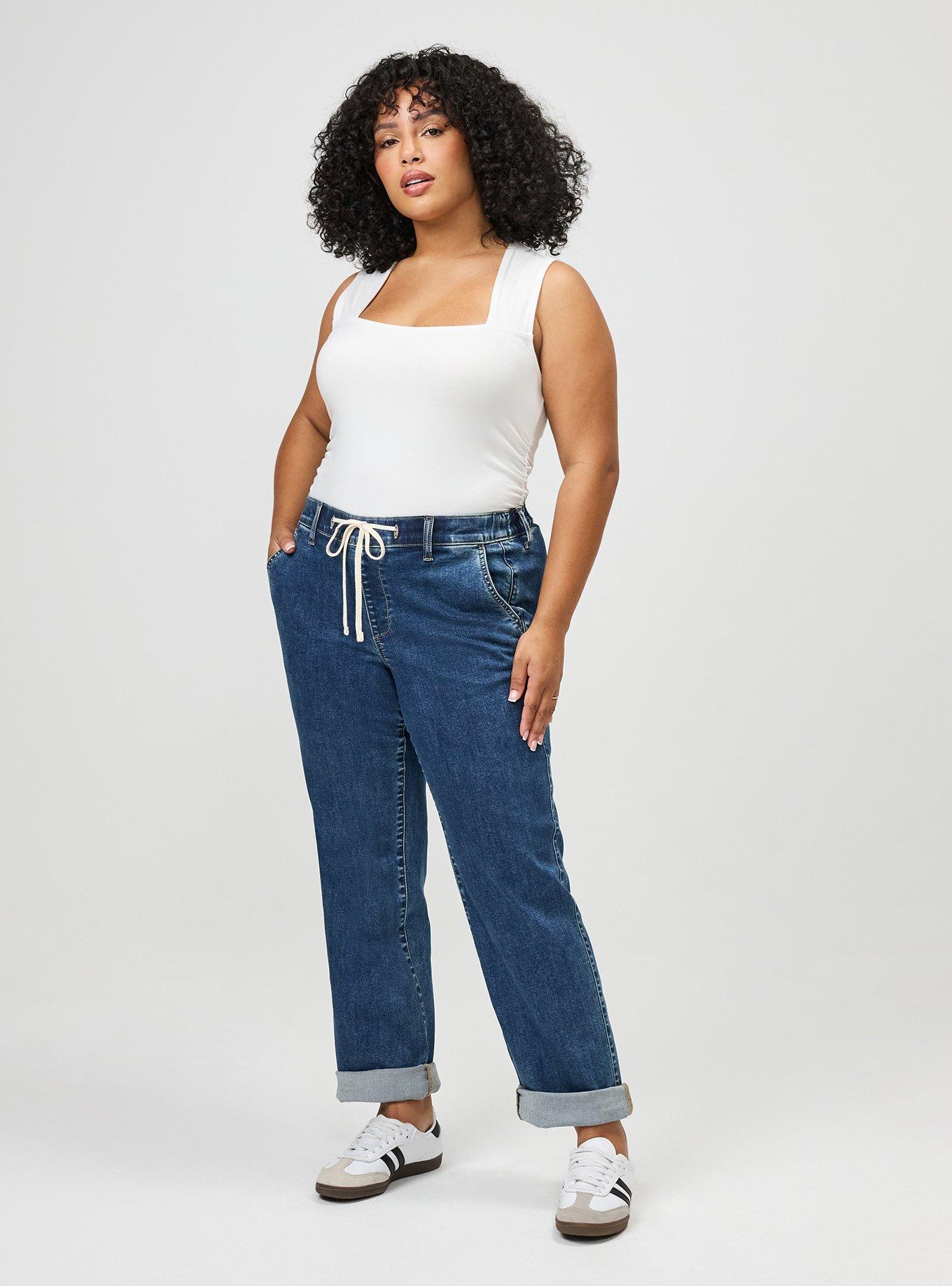 Weekend Boyfriend Mid-Rise Straight Jean, MERCURY, alternate