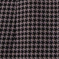 Pull-On Wide-Leg Lightweight Ponte Pant, TRADITIONAL HERRINGBONE DEEP BLACK, swatch