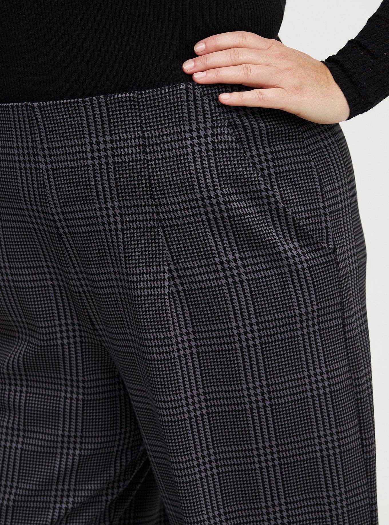 Pull-On Wide-Leg Lightweight Ponte Pant