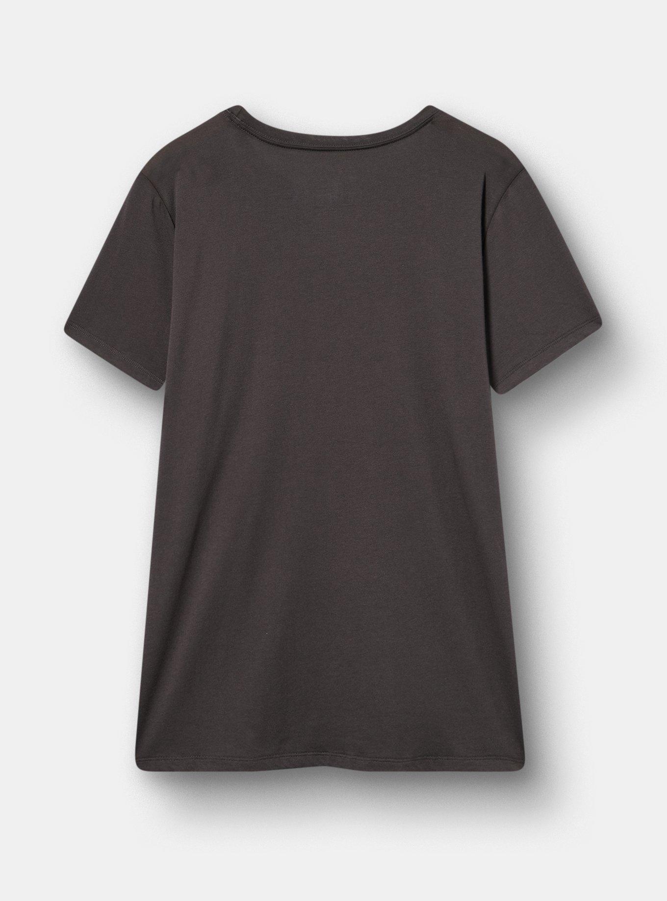 Disney Star Wars Classic Cotton Jersey Crew Tee, GROGU FLORAL OBSIDIAN, alternate