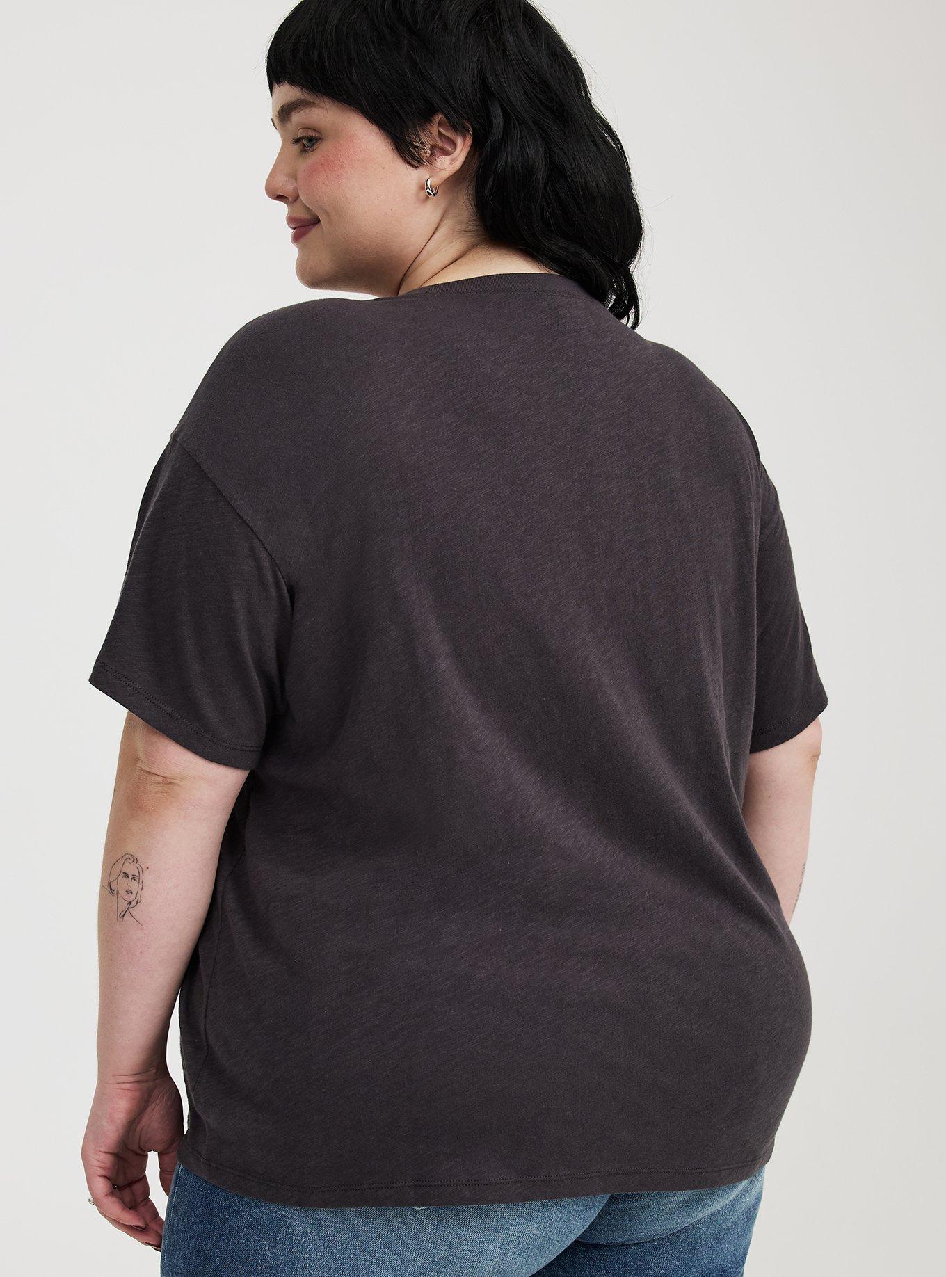 Heritage Slub Woven Yoke Scoop Tee