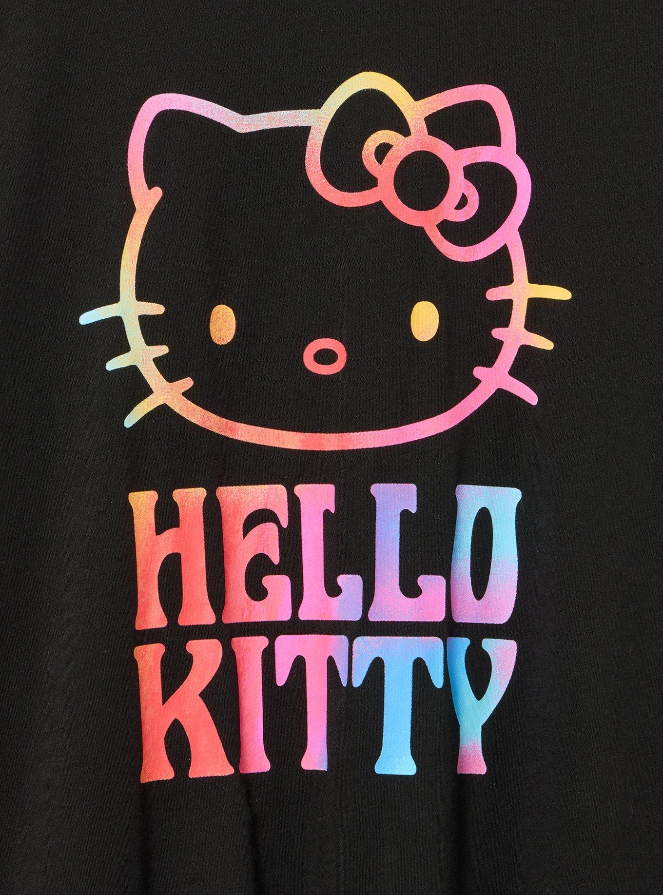 Hello Kitty Classic Cotton Jersey Tee, HELLO KITTY DEEP BLACK, alternate