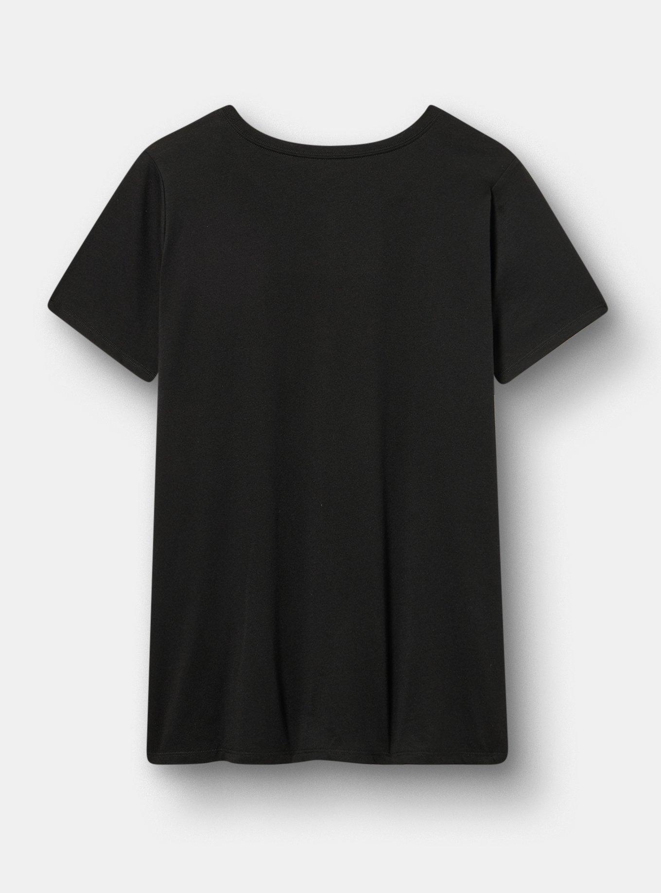 Hello Kitty Classic Cotton Jersey Tee, HELLO KITTY DEEP BLACK, alternate