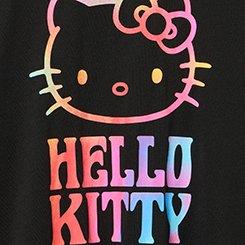 Hello Kitty Classic Cotton Jersey Tee, HELLO KITTY DEEP BLACK, swatch