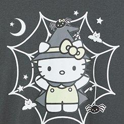 Hello Kitty Classic Cotton Jersey Crew Tee, HELLO KITTY VINTAGE BLACK, swatch