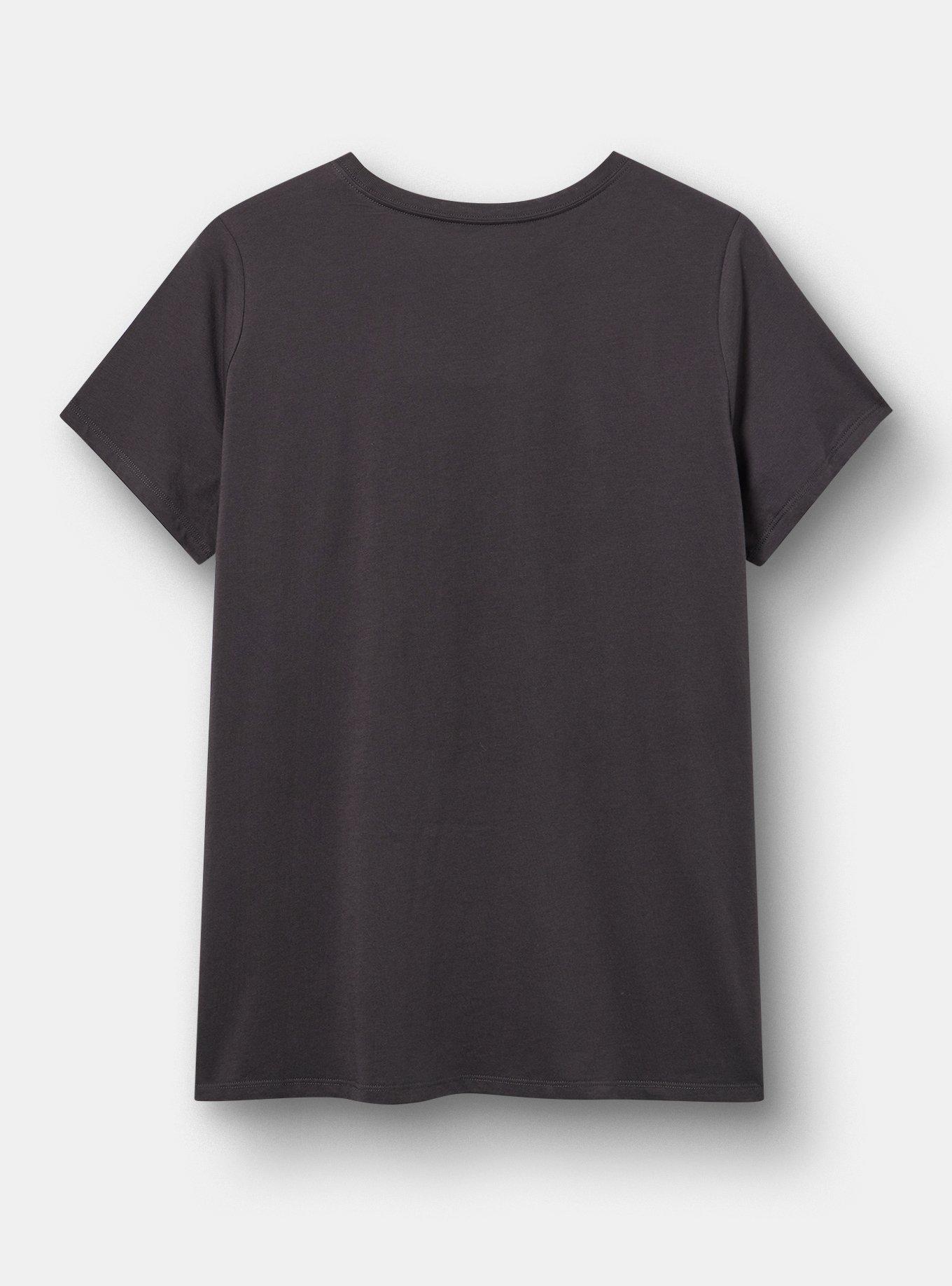 Hello Kitty Classic Cotton Jersey Crew Tee, HELLO KITTY CLOVER OBSIDIAN, alternate