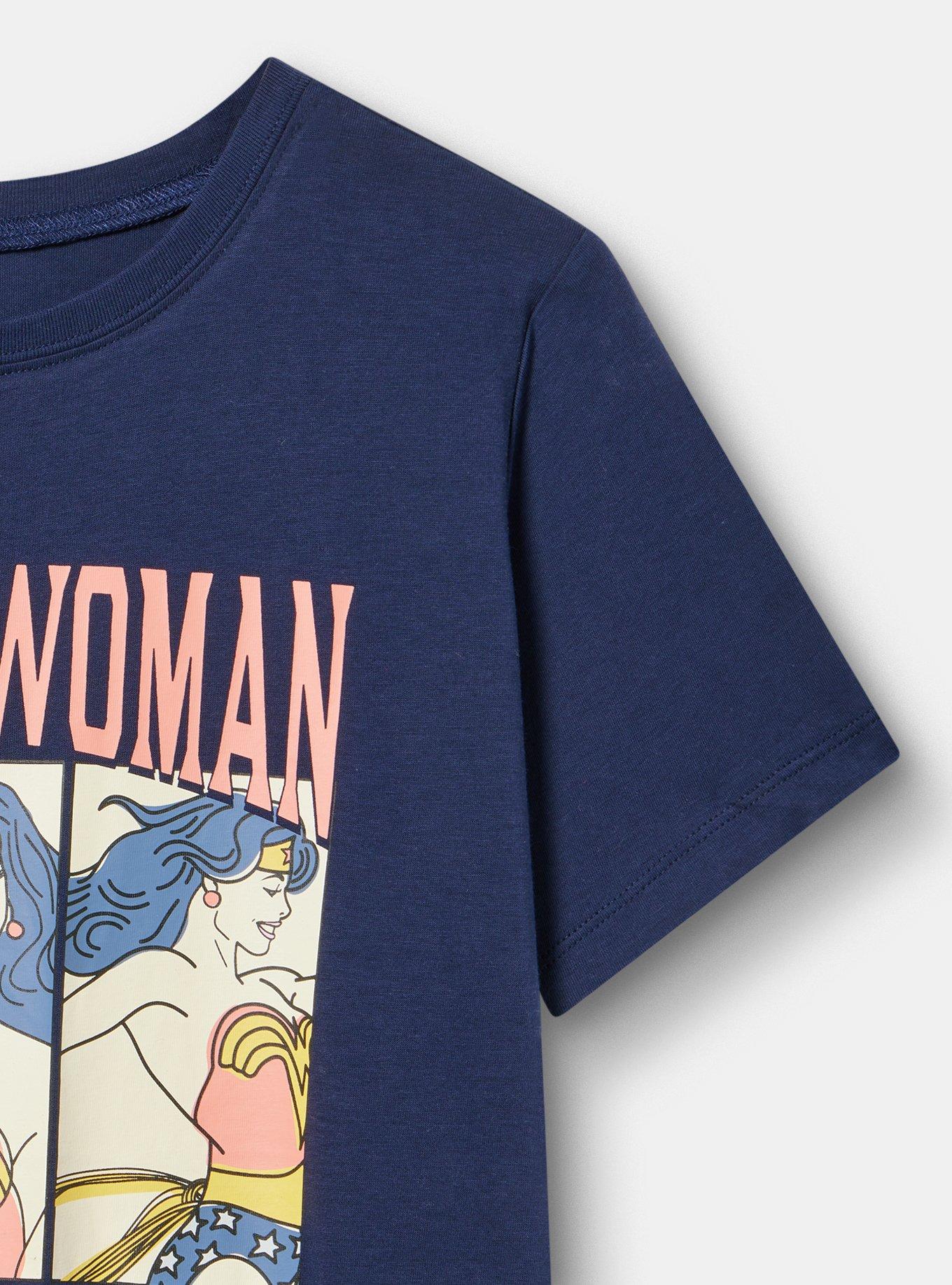Wonder Woman Classic Cotton Jersey Tee, WONDER WOMAN PEACOAT, alternate