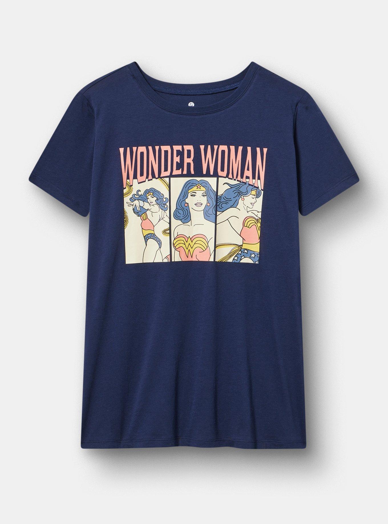 Wonder Woman Classic Cotton Jersey Tee, WONDER WOMAN PEACOAT, hi-res