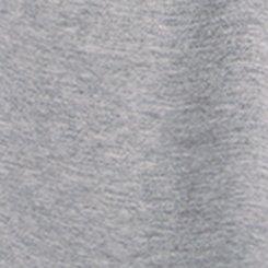 Lightweight French Terry Hooded Sleep Robe, HEATHER GREY, swatch