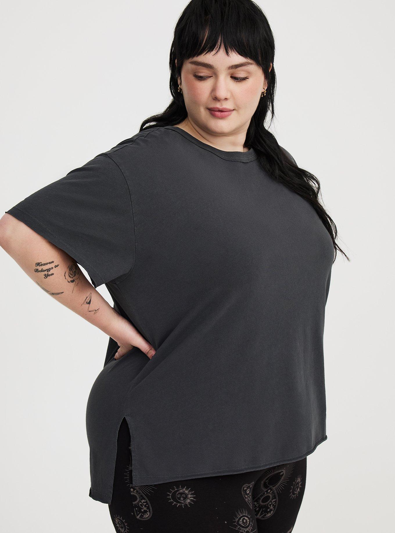Cotton Crew Boxy Tee