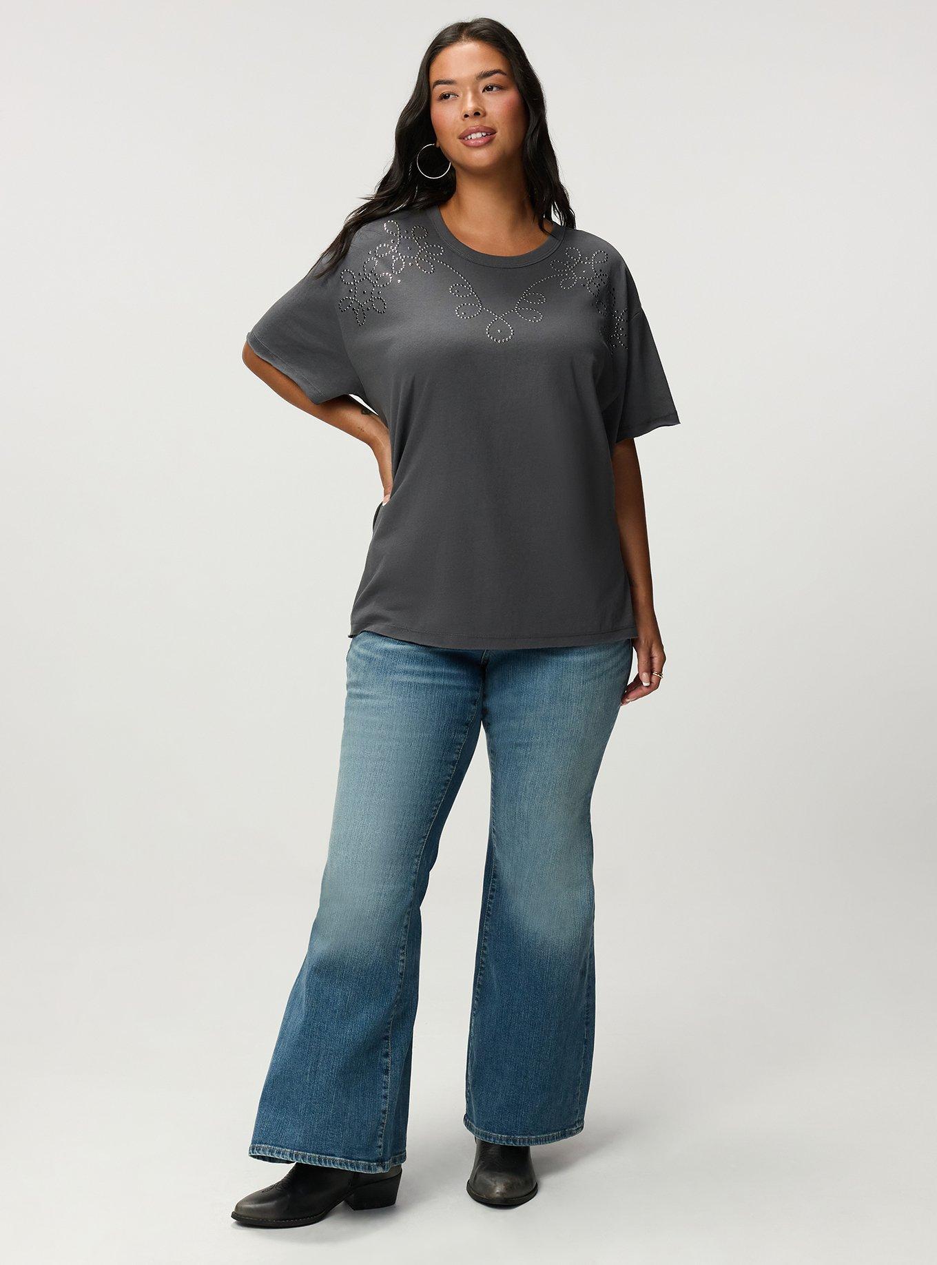 Cotton Crew Boxy Tee, WESTERN STAR DECALS MAGNET, alternate