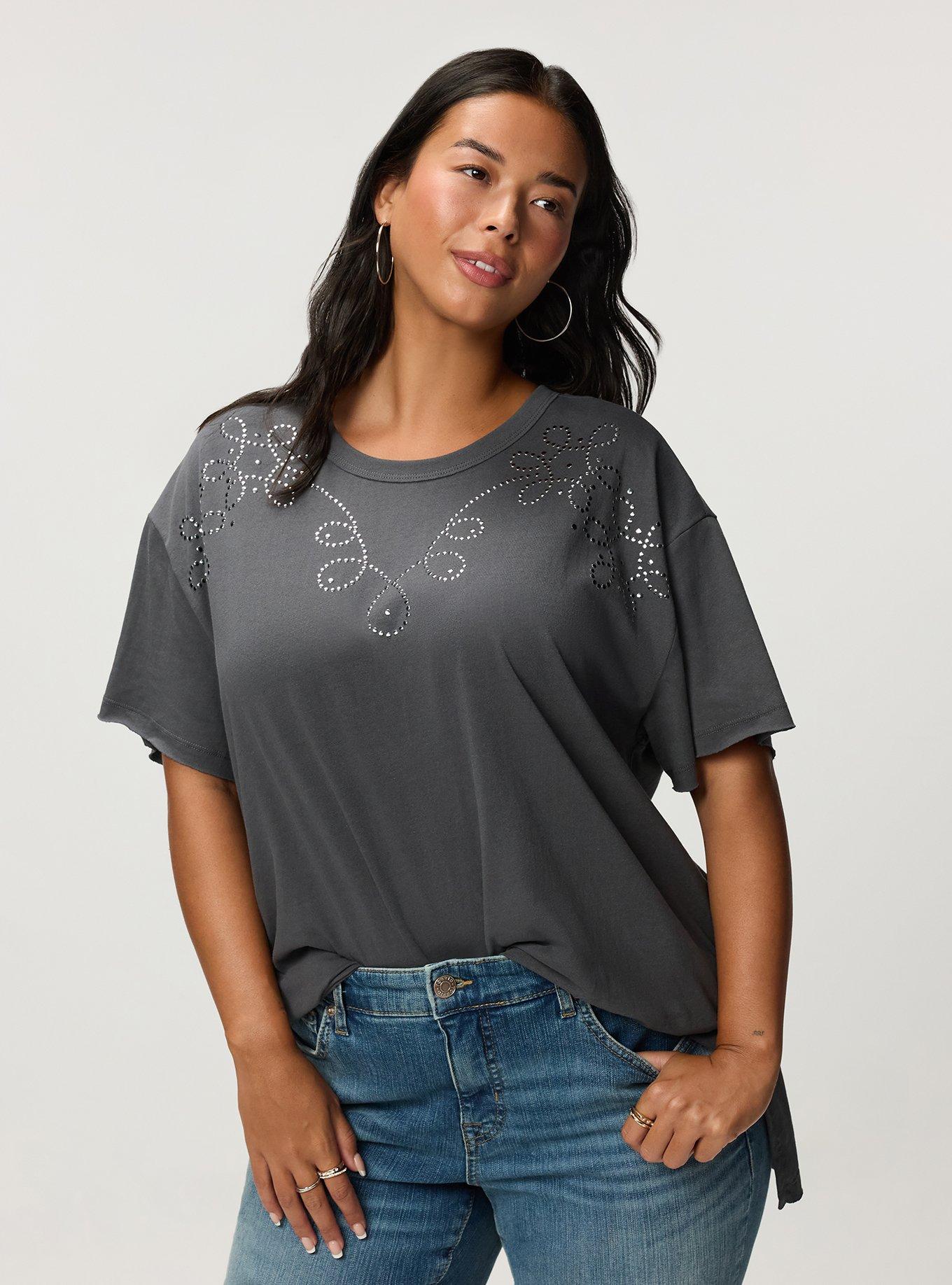 Cotton Crew Boxy Tee, WESTERN STAR DECALS MAGNET, hi-res