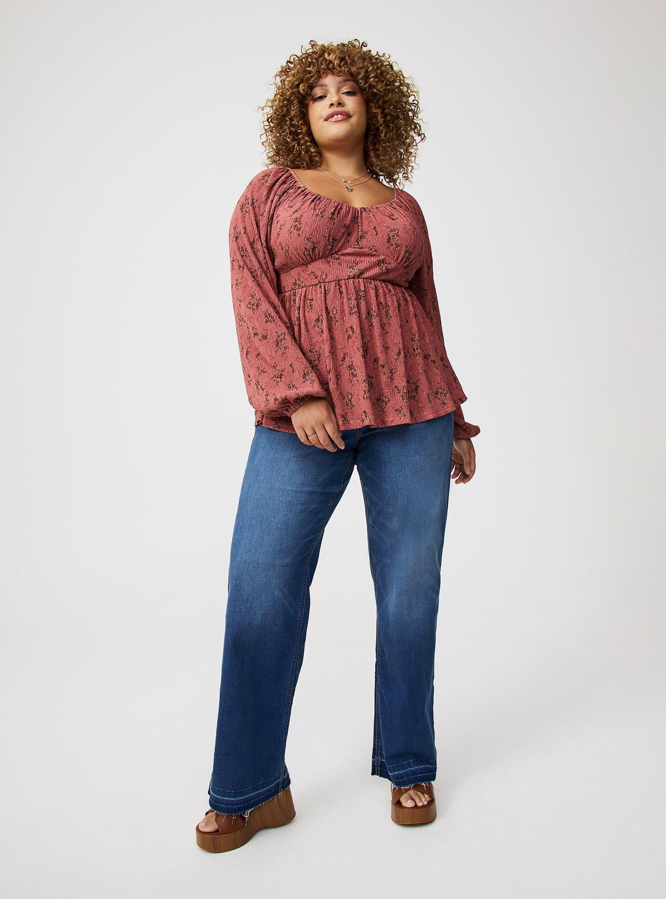 Cinch Front Babydoll Top