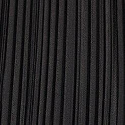 Knit Plisse Midi Dress, DEEP BLACK, swatch