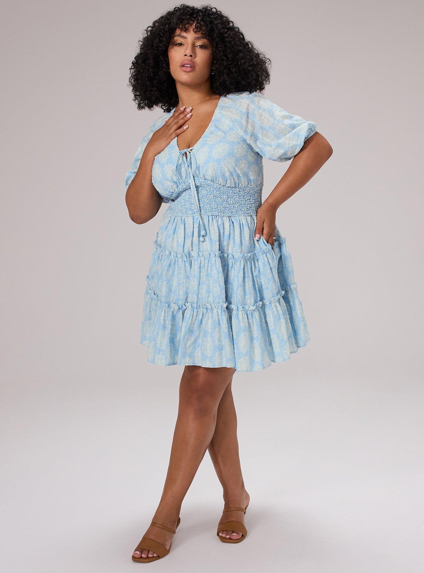 Plus Size - Belle Isle Eyelet Babydoll Top - Torrid