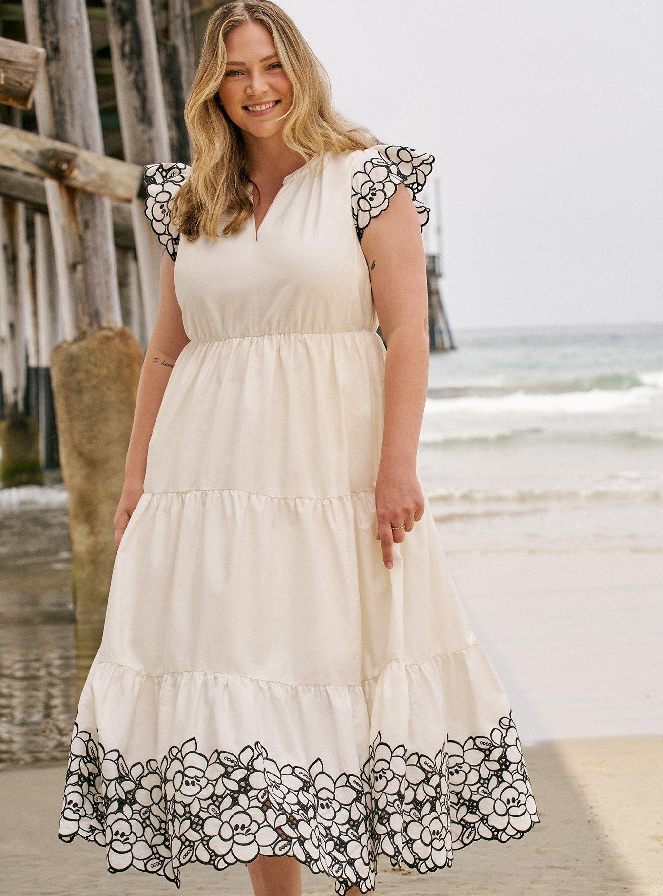 Belle Isle Tiered Maxi Dress, WHISPER WHITE, hi-res