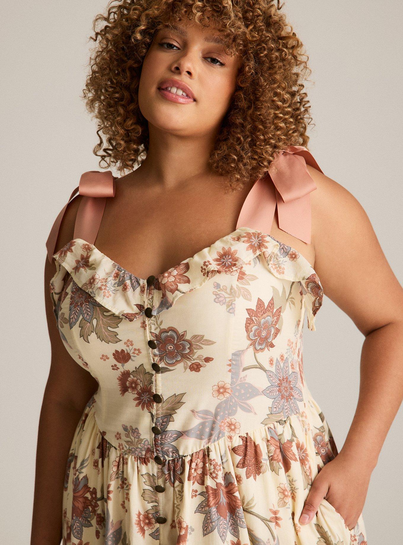 Festi Drop Waist Maxi Dress