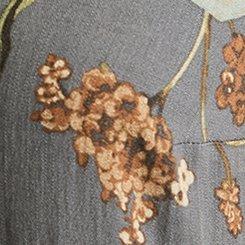 Festi Pleated Maxi Dress, WISHING FLORAL DENIM, swatch