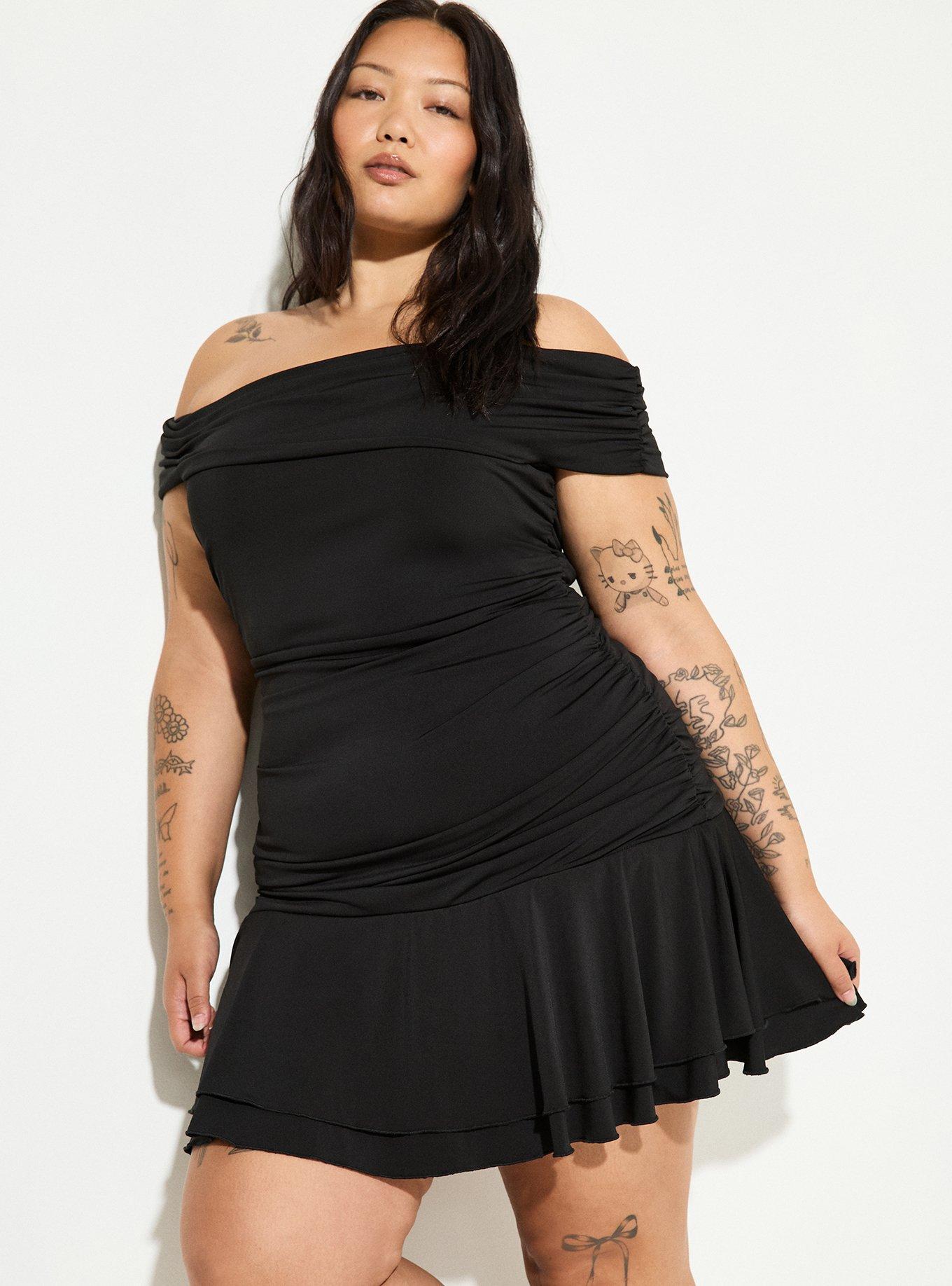 LoveSick Off-Shoulder Mini Dress