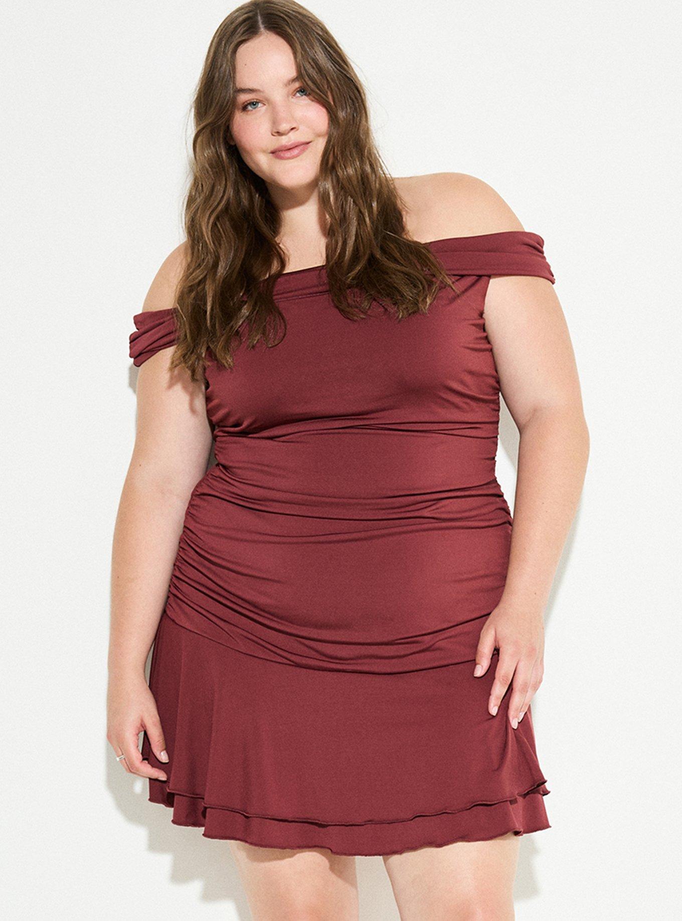 LoveSick Off-Shoulder Mini Dress