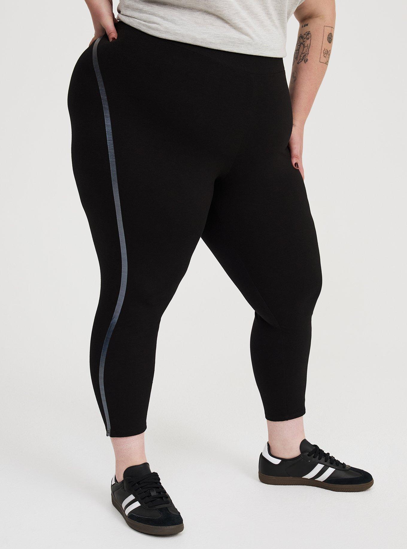 Crop Side Foiled Legging
