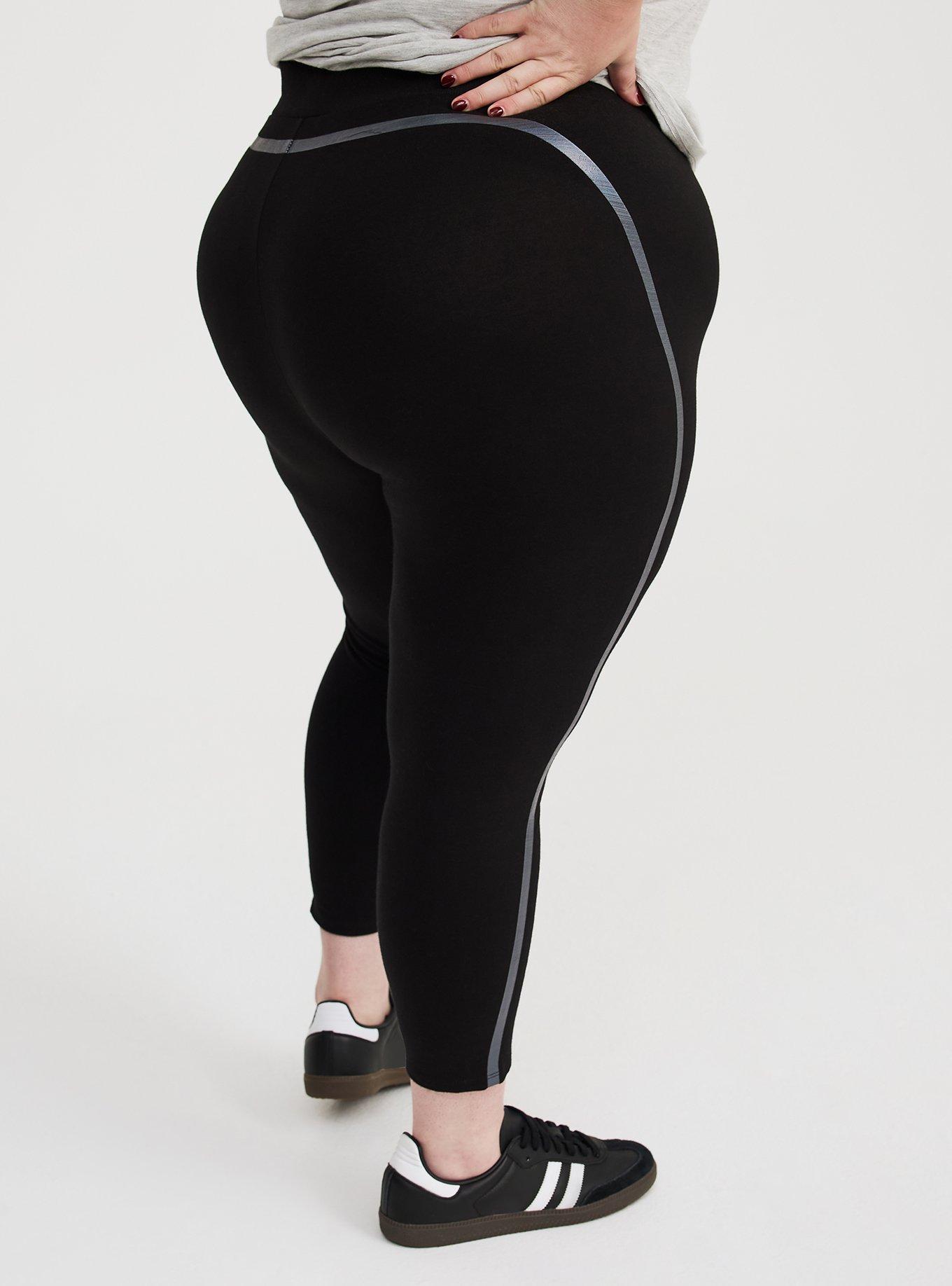 Crop Side Foiled Legging