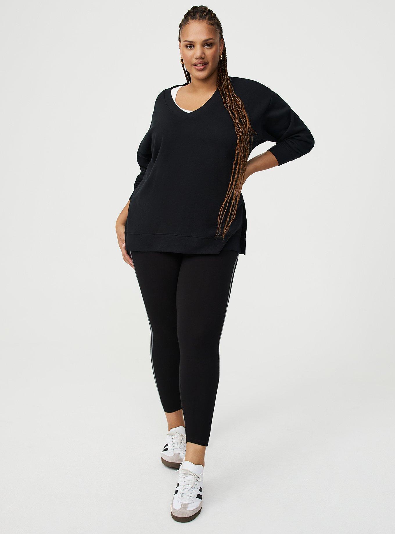 Crop Side Foiled Legging