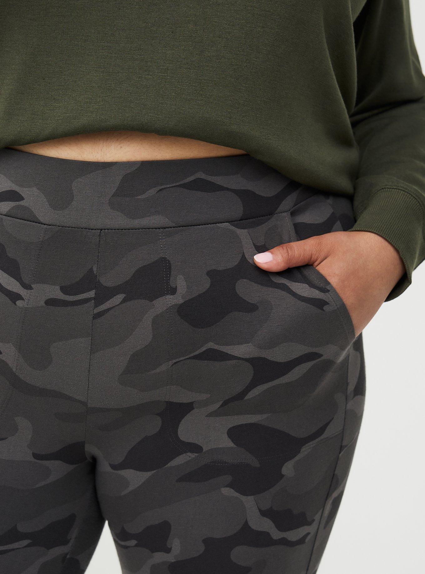 Full-Length Pocket Flare Legging, CAMO CADET, alternate