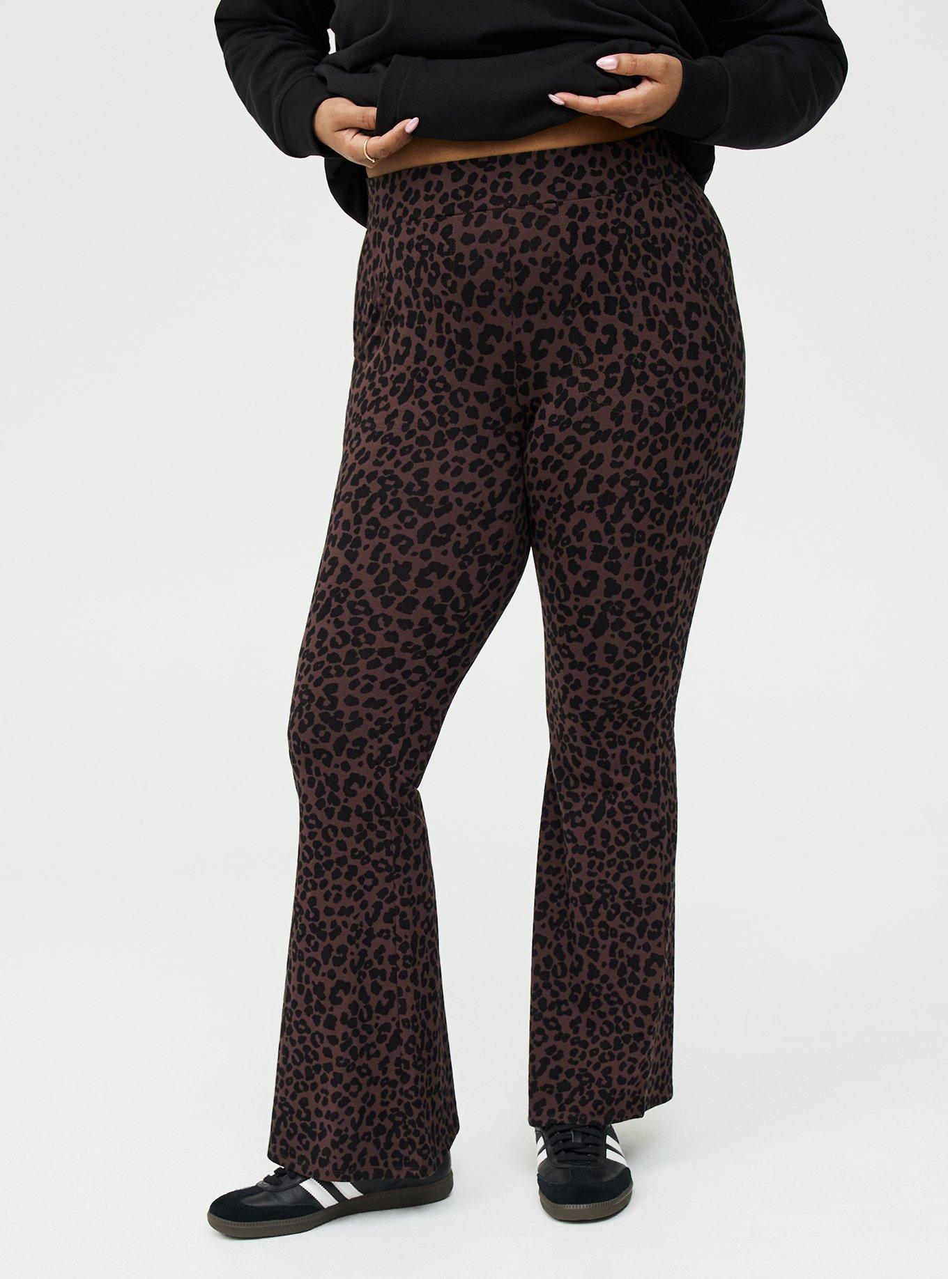 Full-Length Pocket Flare Legging, REAL DEAL LEO BROWN, alternate