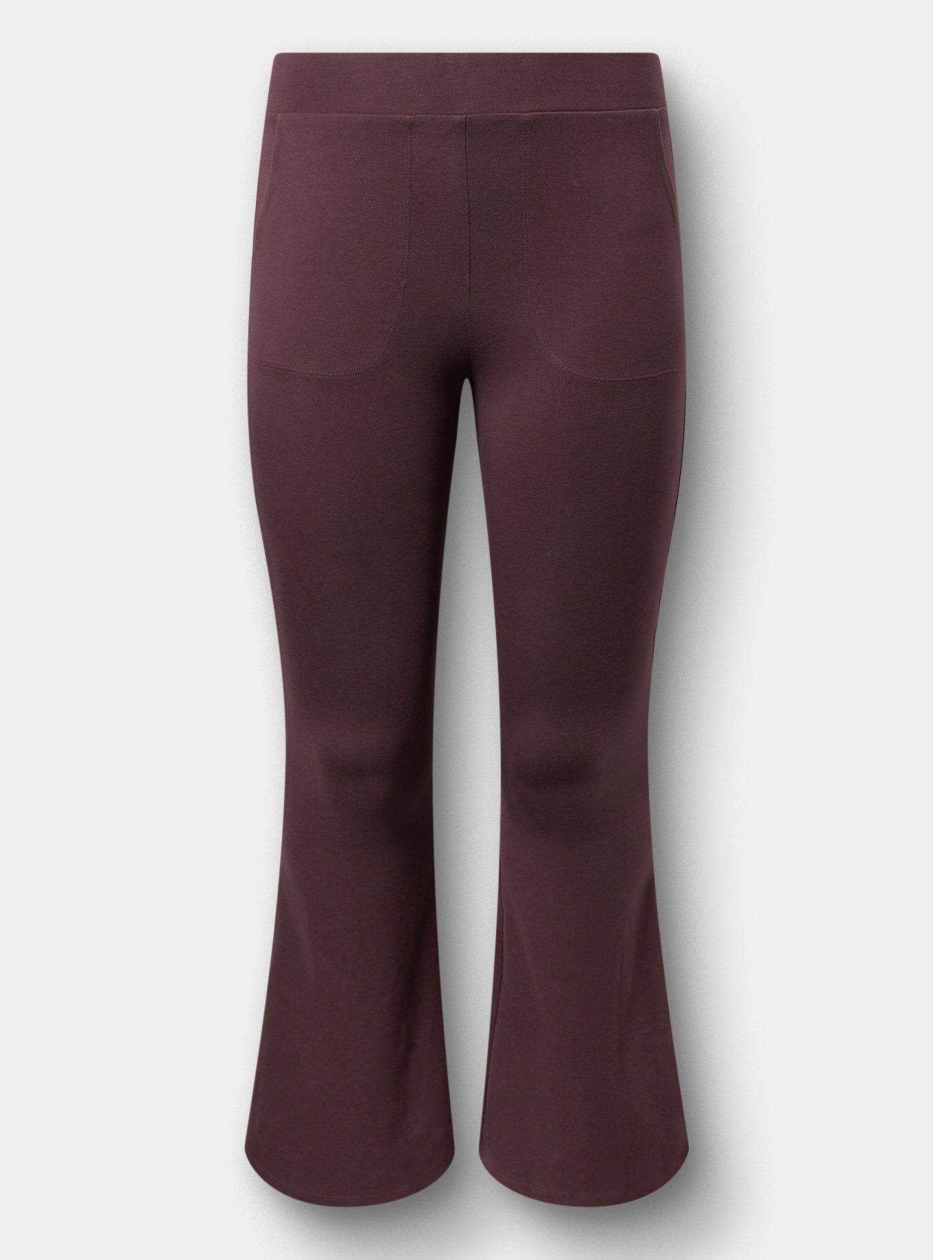 Full-Length Pocket Flare Legging, FUDGE, hi-res