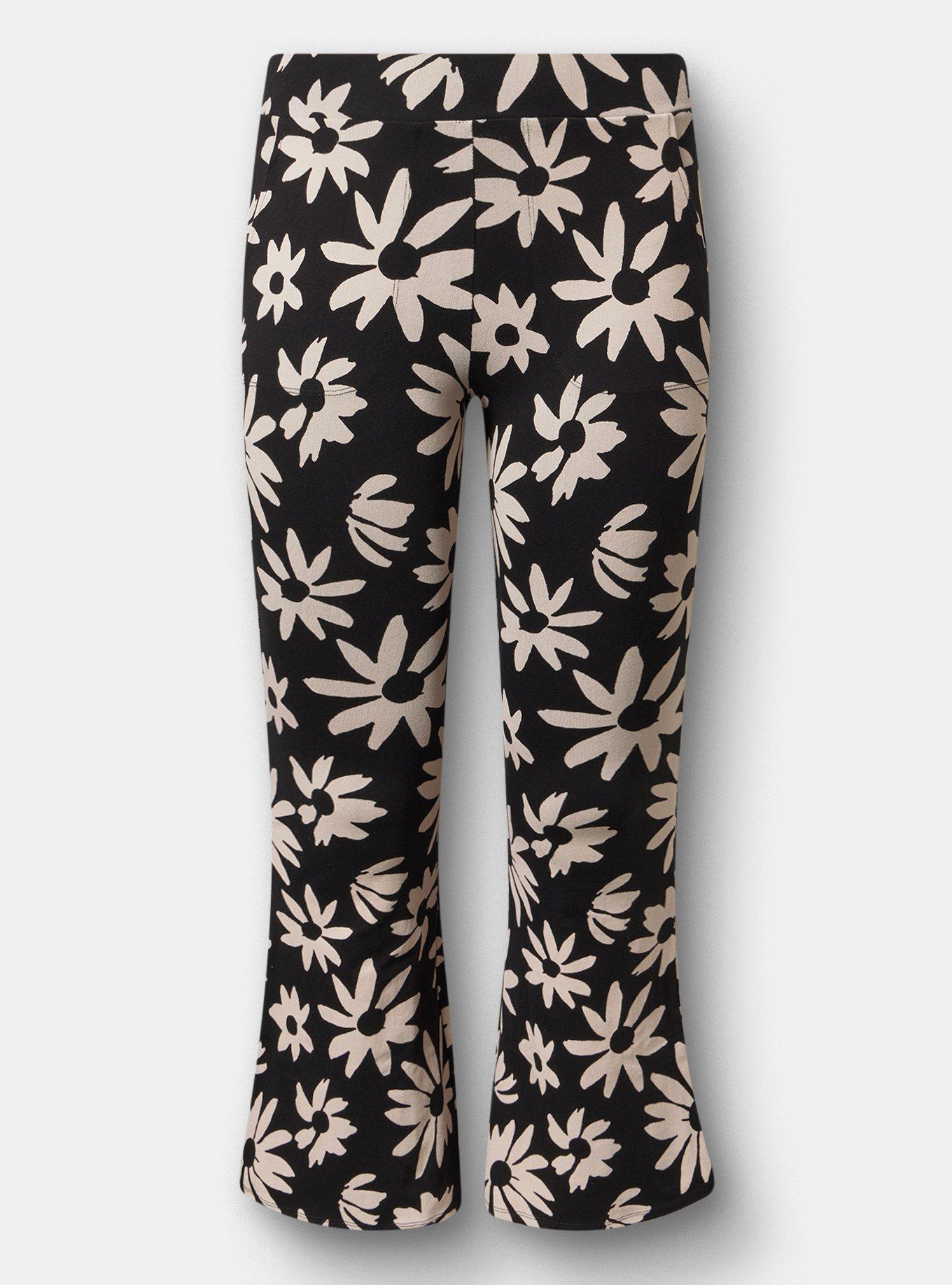 Full-Length Pocket Flare Legging, LENKA FLORAL BLACK, hi-res