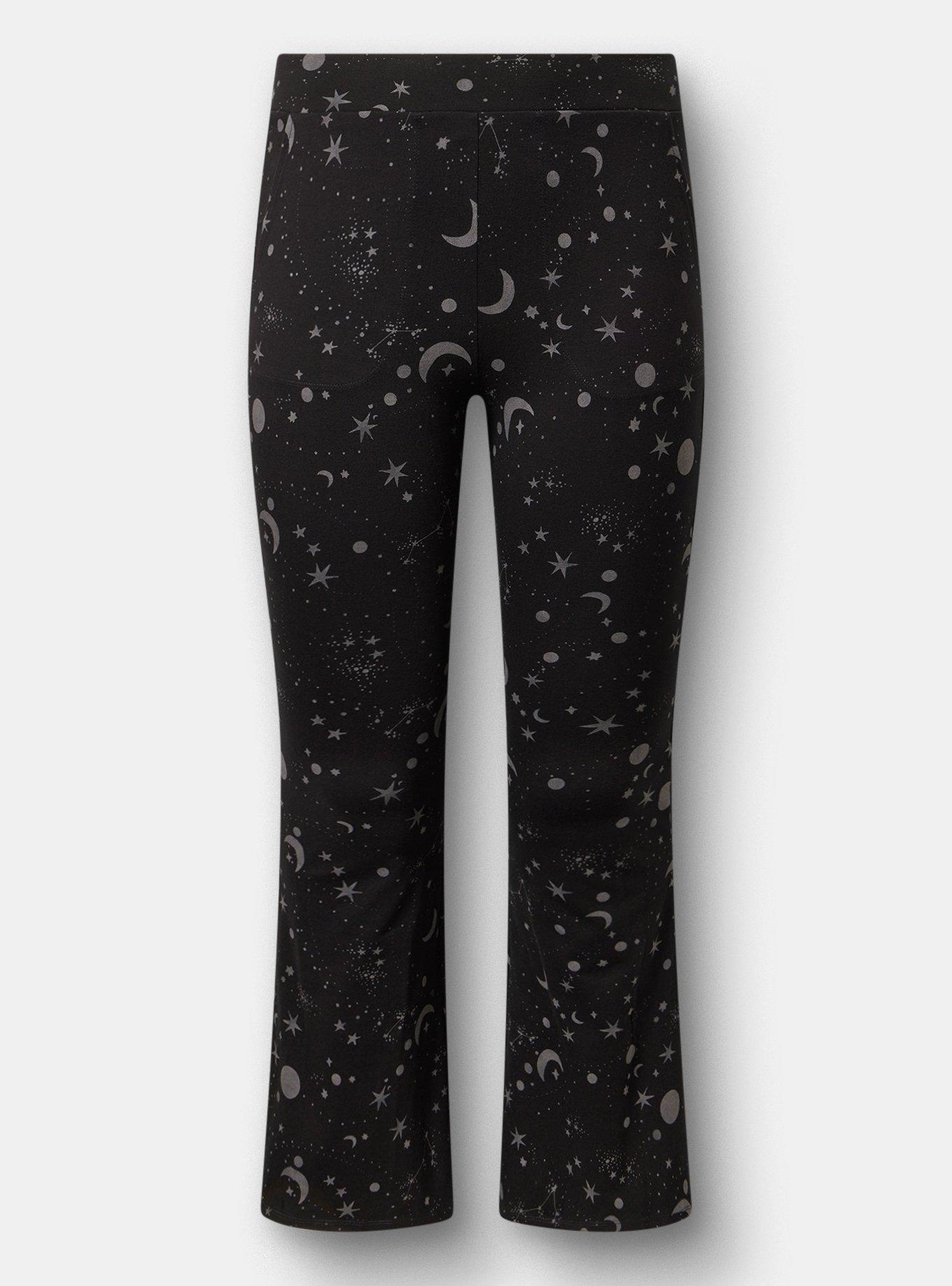 Full-Length Pocket Flare Legging, CELESTIAL GLOW BLACK, hi-res