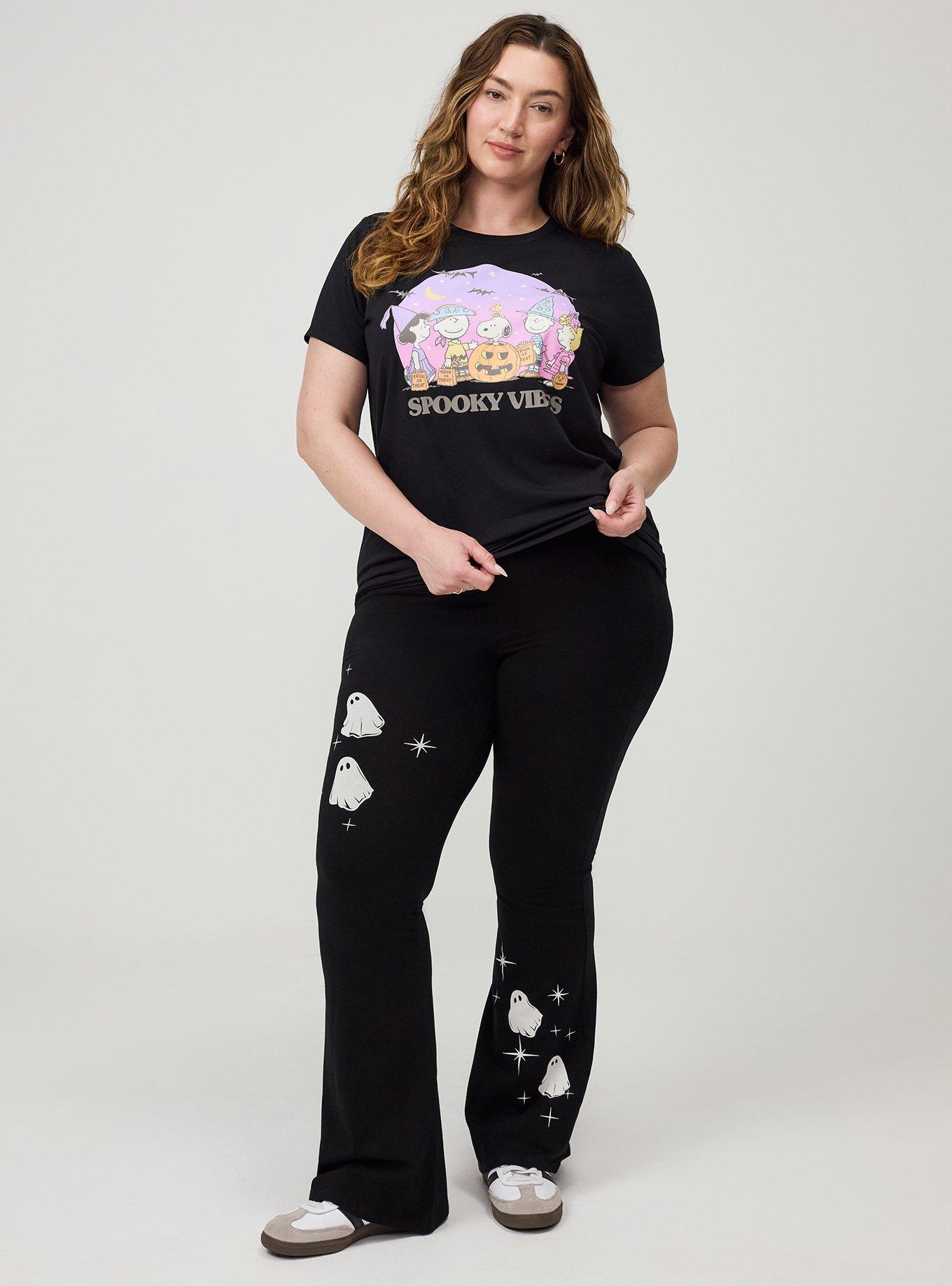 Full Length Pocket Flare Legging, GHOSTS ASCENDING DEEP BLACK, hi-res