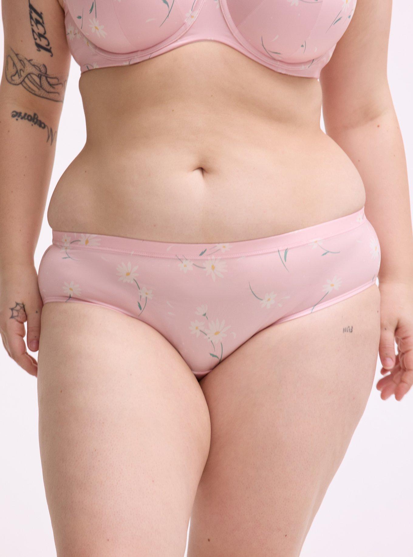 Second Skin Mid-Rise Hipster Panty, DAISY DANCE FLORAL PINK, alternate