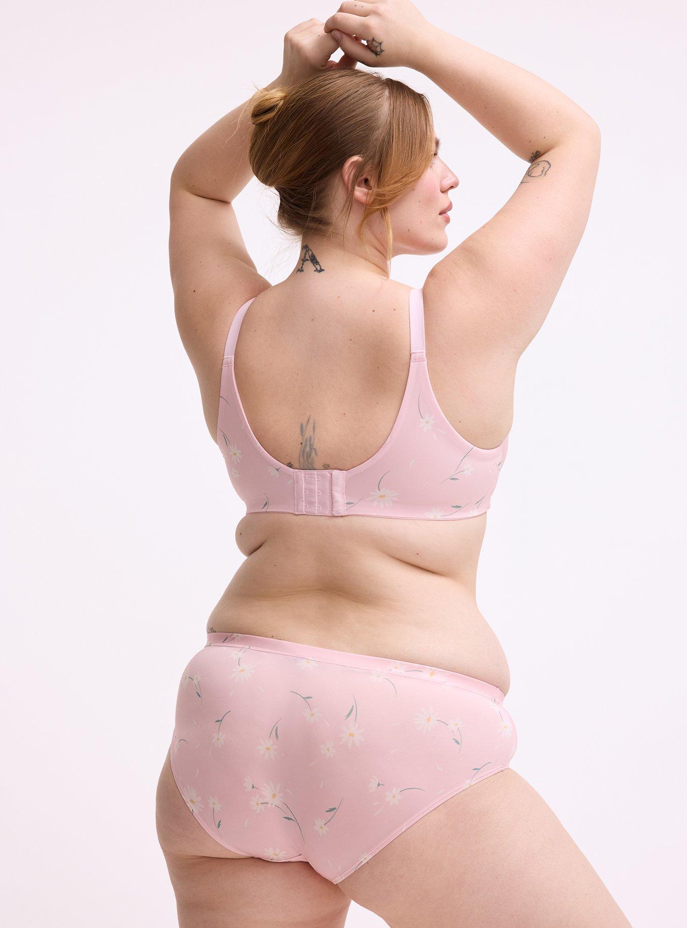 Second Skin Mid-Rise Hipster Panty, DAISY DANCE FLORAL PINK, alternate