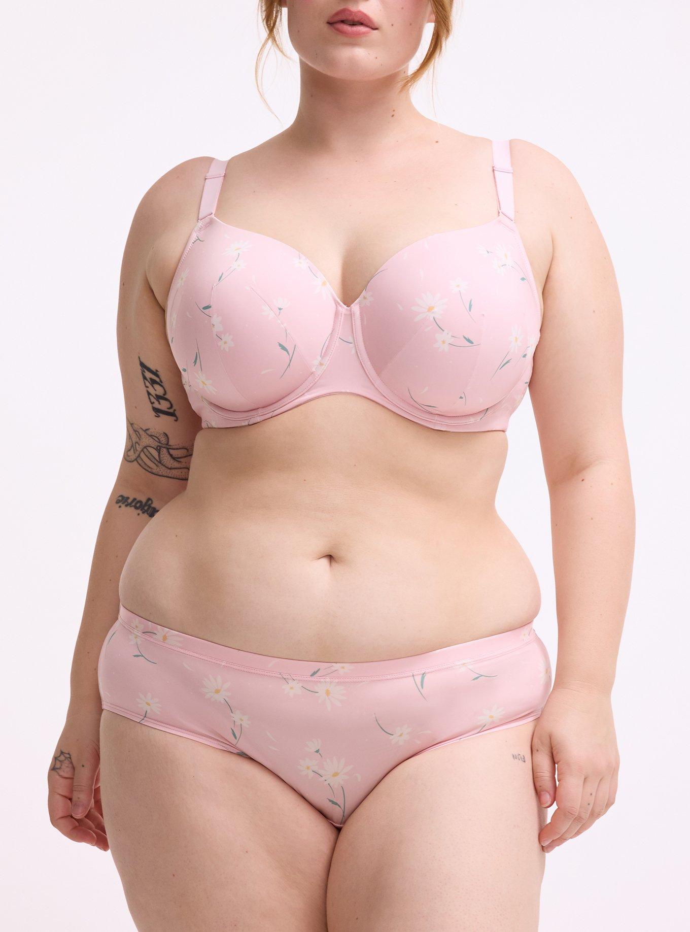 Second Skin Mid-Rise Hipster Panty, DAISY DANCE FLORAL PINK, alternate